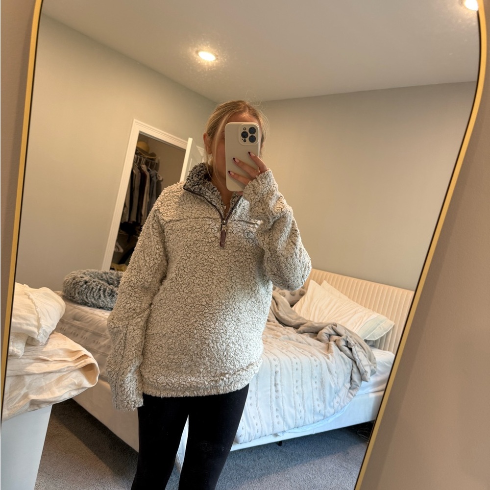 True Grit Cream Teddy Jacket Cozy Plush Outerwear